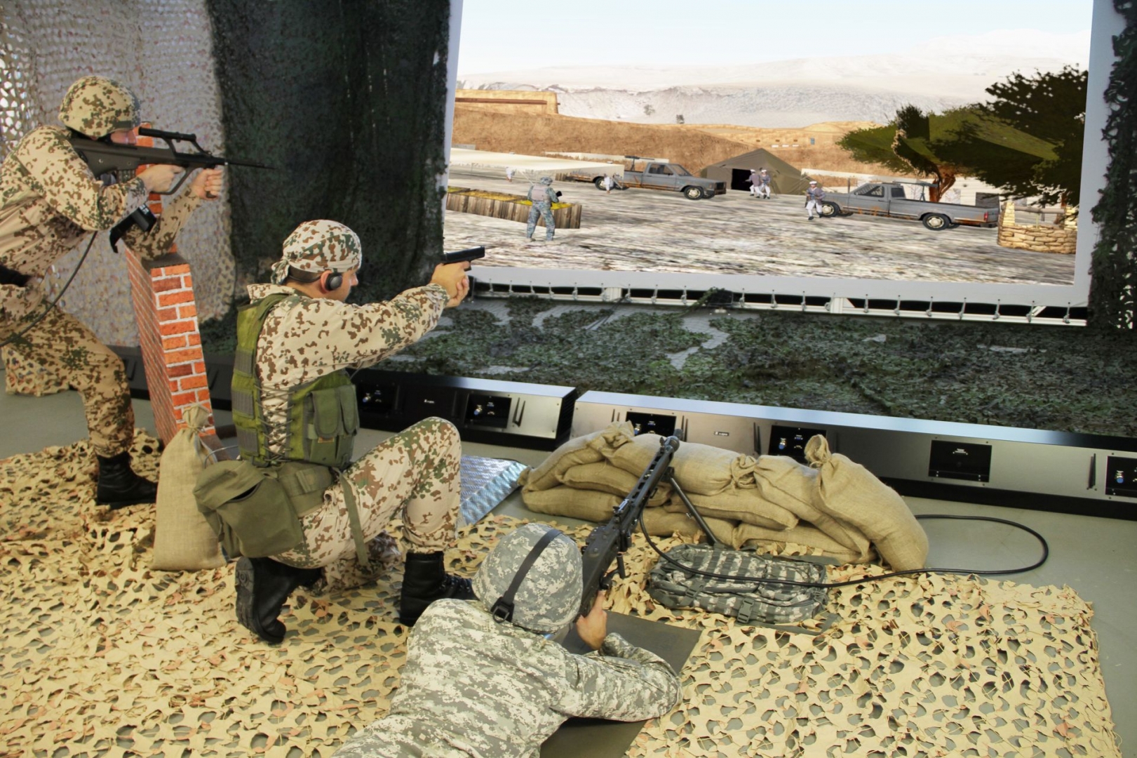 Small Arms Shooting Simulation System for military and police GLADIO™