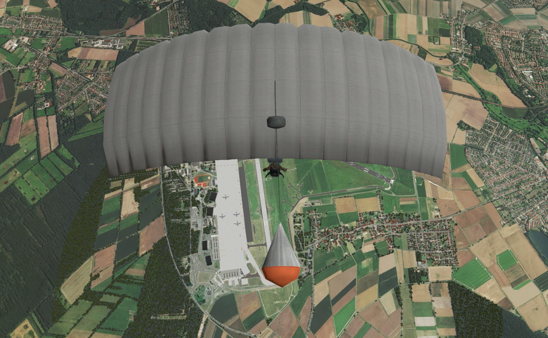 High-performance simulator product for the entire spectrum of parachute ...